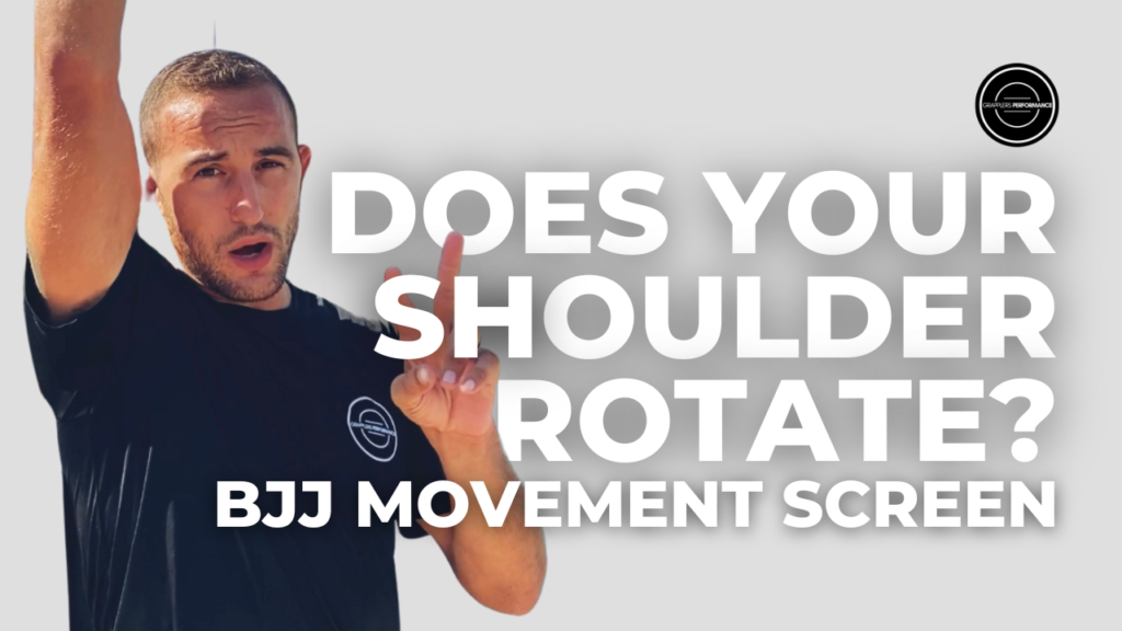 Does your shoulder rotate? BJJ MOVEMENT SCREEN