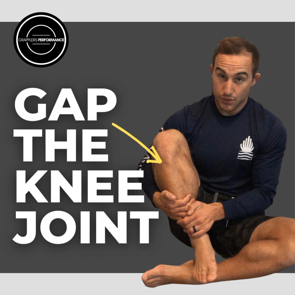 Relieve knee pain gap the knee joint